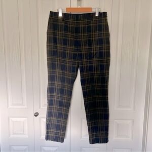Uniqlo Plaid Pull-On Pants